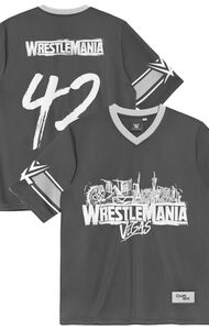 Maillot de football WWE WrestleMania 42 - Noir - Homme