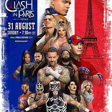 Affiche de WWE Clash In Paris 31 août 2025