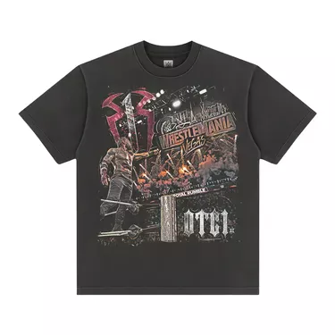 T-shirt noir pour homme Roman Reigns Road to WrestleMania 42
