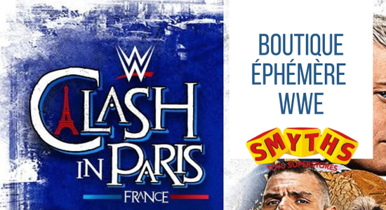 Boutique éphémère de la WWE à Paris en 2025 (Clash In Paris)